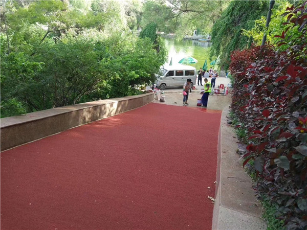 泉州彩色路面施工